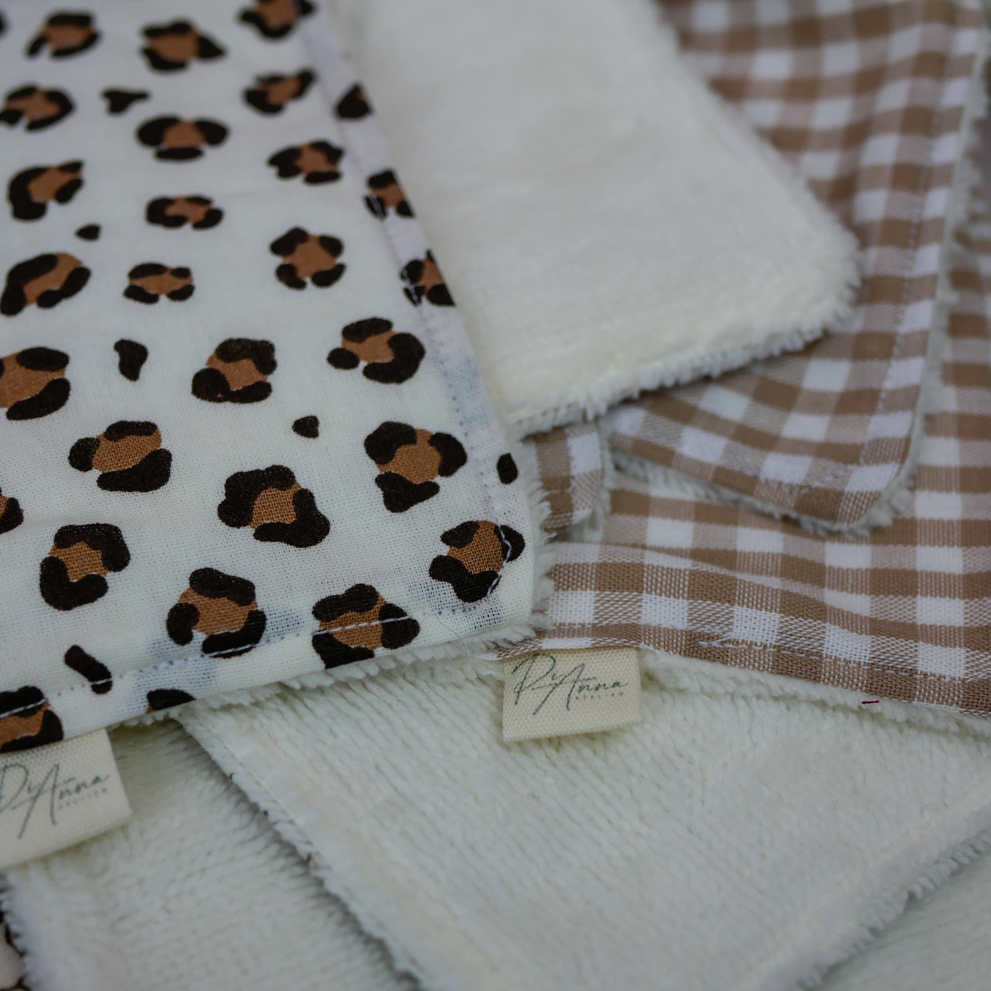 Débarbouillettes Lavables Faites Main Coton Zéro Déchet