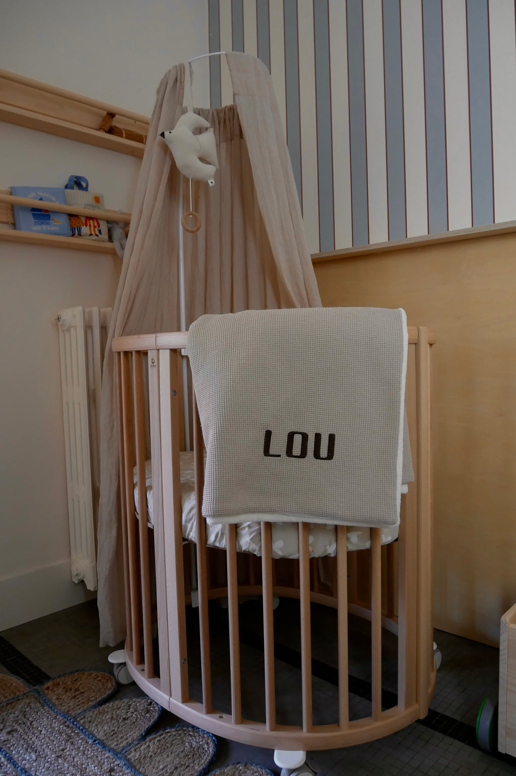 Couverture bébé personnalisée multi-usage