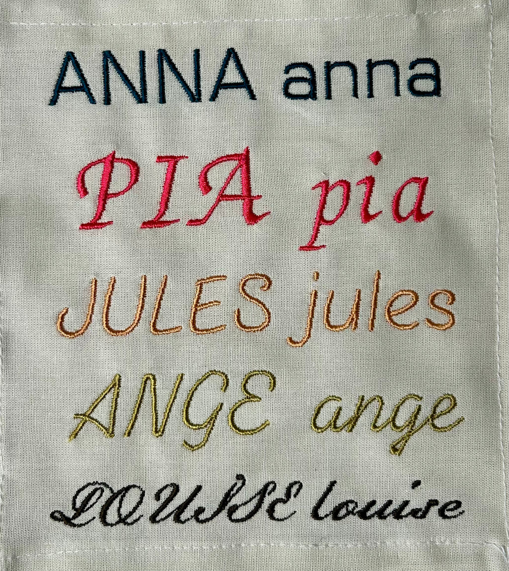 Choix de broderie