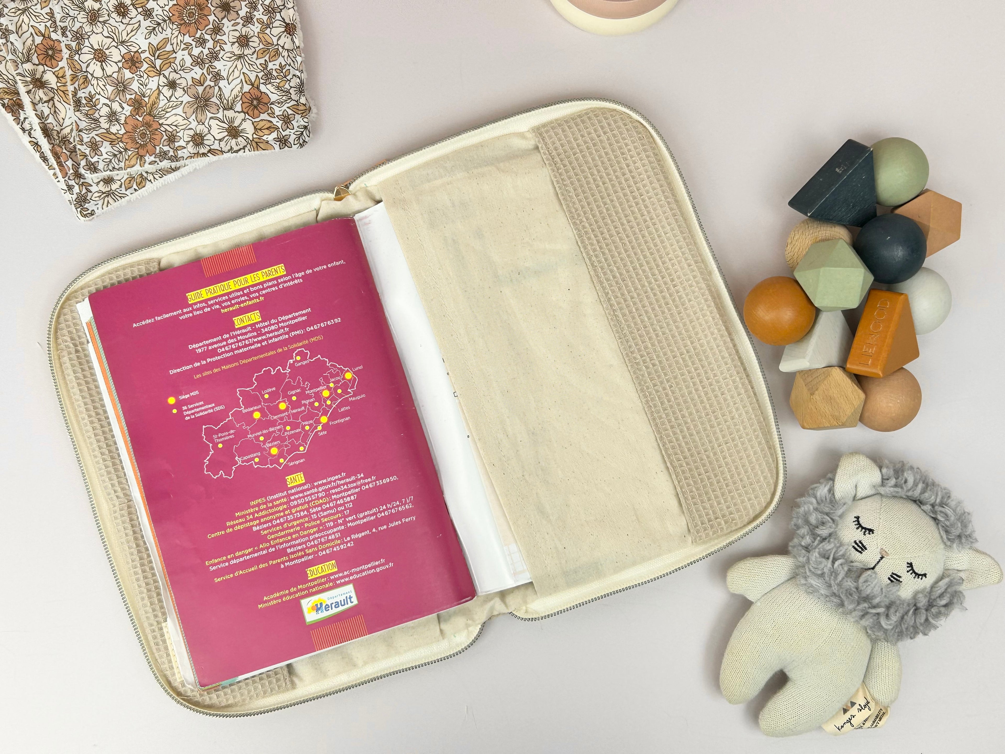 Protège carnet de santé personnalisé