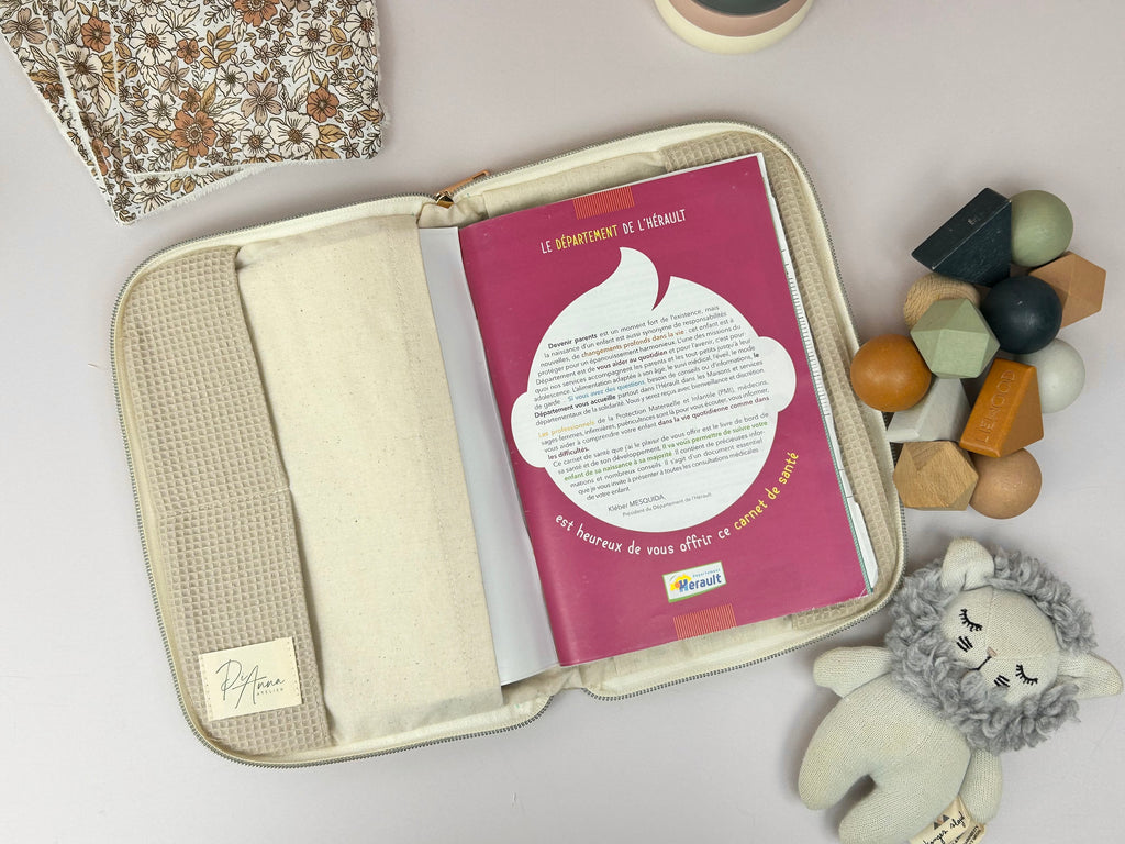 Protège carnet de santé personnalisé