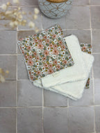 Débarbouillettes Lavables Faites Main Coton Zéro Déchet